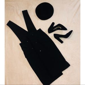 Paris Inspired Overall Dress